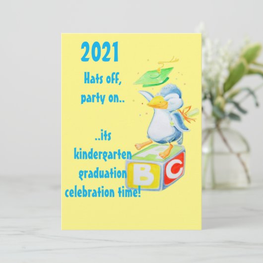 Kleuterschool afstudeer Kaart (Staand voorkant)