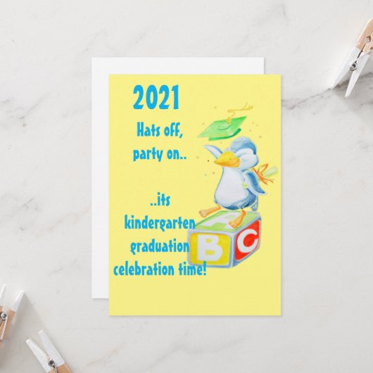 Kleuterschool afstudeer Kaart (Voorkant / Achterkant in situ)