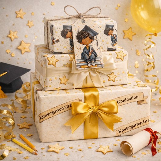 Kleuterschool Afstudeercadeautag Cadeaulabel