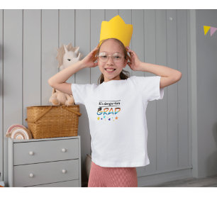 Kleuterschool AFSTUDEERDER aangepaste naam groep T-shirt