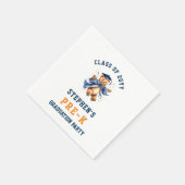 Kleuterschool Afstudeerfeest met Knuffelbeer Servet (Hoek)