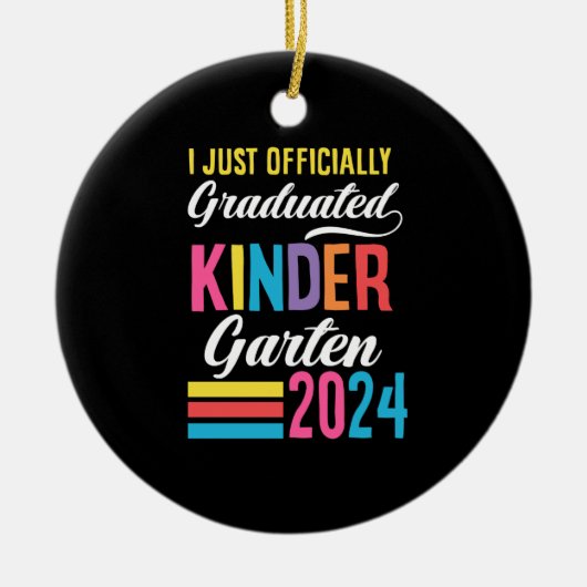 Kleuterschool Afstuderen 1e klas 2024 Keramisch Ornament (Voorkant)