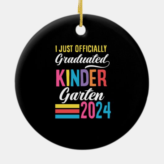 Kleuterschool Afstuderen 1e klas 2024 Keramisch Ornament (Achterkant)