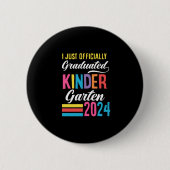Kleuterschool Afstuderen 1e klas 2024 Ronde Button 5,7 Cm (Voorkant)