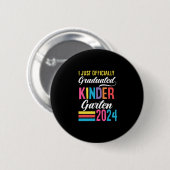 Kleuterschool Afstuderen 1e klas 2024 Ronde Button 5,7 Cm (Voorkant /achterkant)