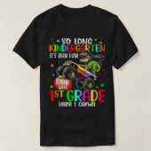 Kleuterschool Afstuderen 1e klas Hier kom ik Dino T-shirt (Design voorkant)