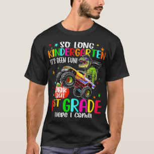 Kleuterschool Afstuderen 1e klas Hier kom ik Dino T-shirt