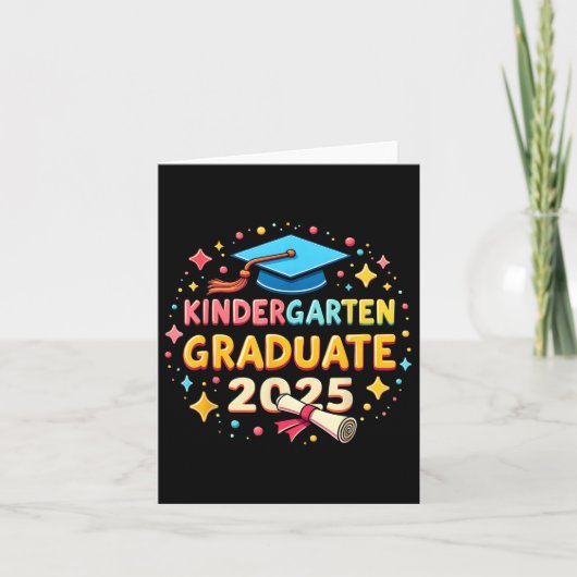 Kleuterschool Afstuderen 2025 Afstuderen Kinder Jo Kaart (Voorkant)