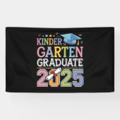 Kleuterschool Afstuderen 2025 Afstuderen School Spandoek (Horizontaal)
