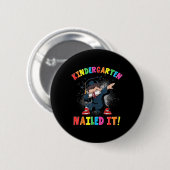 Kleuterschool Afstuderen 2025 Jongens Kinder Dabbi Ronde Button 5,7 Cm (Voorkant /achterkant)