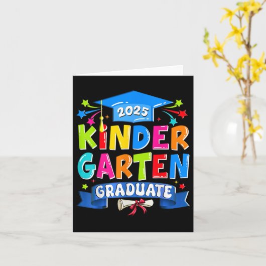 Kleuterschool Afstuderen 2025 Kinder Afstuderen Ki Kaart (Gele Bloem)