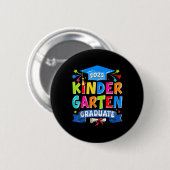 Kleuterschool Afstuderen 2025 Kinder Afstuderen Ki Ronde Button 5,7 Cm (Voorkant /achterkant)