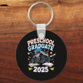 Kleuterschool Afstuderen 2025 Monstertruck Afgestu Sleutelhanger (Voorkant)