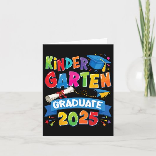 Kleuterschool Afstuderen 2025 Pre-k Afstuderen Kin Kaart (Voorkant)
