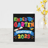 Kleuterschool Afstuderen 2025 Pre-k Afstuderen Kin Kaart (Gele Bloem)