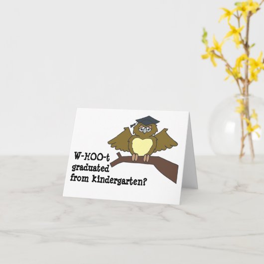 kleuterschool afstuderen kaart (Gele Bloem)