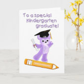 Kleuterschool Afstuderen Kaart (Gele Bloem)