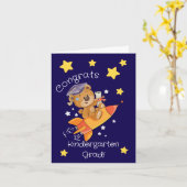 Kleuterschool Afstuderen Kaart - Rocket Beer Desig (Gele Bloem)