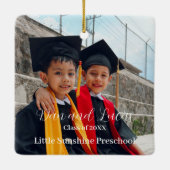Kleuterschool Afstuderen Keepsake Keramisch Ornament (Achterkant)