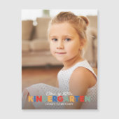 Kleuterschool Afstuderen Magnet Aankondiging (Voorkant)