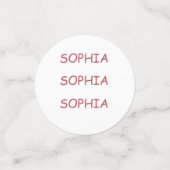 Kleuterschool Afstuderen Meisje Kat Confetti (Kleine voorkant)