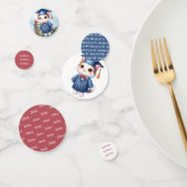 Kleuterschool Afstuderen Meisje Kat Confetti (Groep)