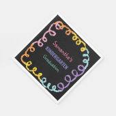 Kleuterschool Afstuderen Papier servet (Hoek)