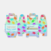 Kleuterschool Afstuderen Pet en Schattigee trein Bedankdoosjes (Uitgevouwen)