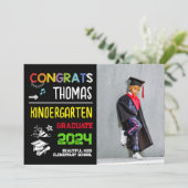 Kleuterschool Afstuderen School Fotobekendmaking Kaart (Staand voorkant)