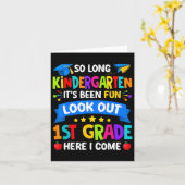 Kleuterschool Afstuderen Shirt 2025 Kinder Jongens Kaart (Gele Bloem)