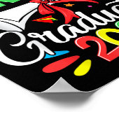 Kleuterschool Afstuderen Shirt 2025 Kinder Jongens Poster (Hoek)