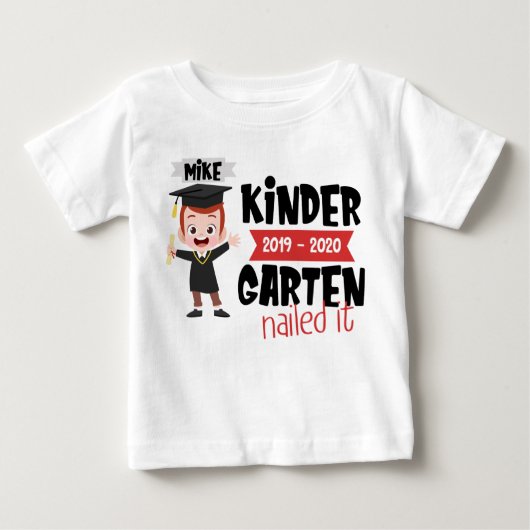Kleuterschool afstuderen shirt - Grappige kleuters (Voorkant)
