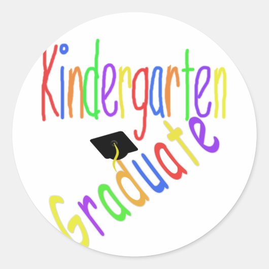 Kleuterschool Afstuderen Stickers (Voorkant)