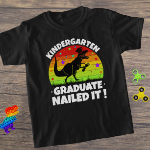 Kleuterschool Afstuderen T-Rex Dino Kinder T-shirt