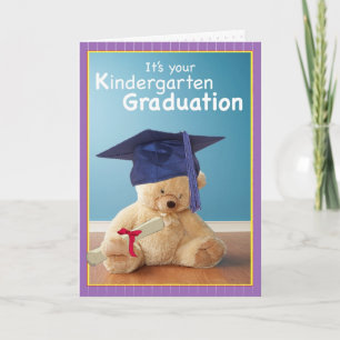 Kleuterschool Afstuderen Teddy Kaart