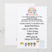 Kleuterschool Afstuderen uitnodigen Kaart (Voorkant / Achterkant)