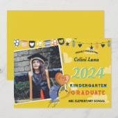 Kleuterschool Afstuderen Uitnodiging met Foto (Voorkant / Achterkant)