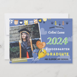 Kleuterschool Afstuderen Uitnodiging met Foto