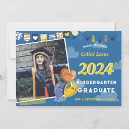 Kleuterschool Afstuderen Uitnodiging met Foto