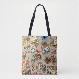 Kleuterschool Alice Kleurrijk 1800s Klassiek Wonde Tote Bag