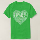 Kleuterschool Assistent Hart T-shirt (Design voorkant)