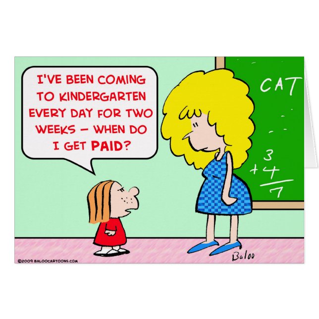 kleuterschool betaald (Voorkant Horizontaal)