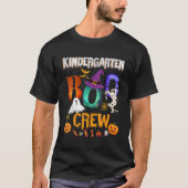Kleuterschool Boo Crew Teacher Student Halloween T-shirt (Voorkant)