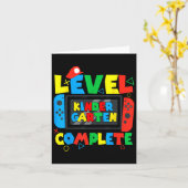 Kleuterschool Compleet Afstuderen Laatste dag van  Kaart (Gele Bloem)