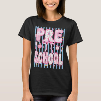 Kleuterschool Coquette Eerste Dag Van School 1e Da T-shirt