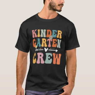 Kleuterschool Crew Kinder Crew Retro Eerste dag va T-shirt