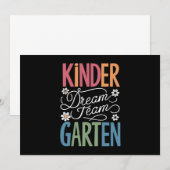 Kleuterschool Dream Team Teacher Terug naar School Kaart (Voorkant / Achterkant)