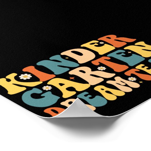 Kleuterschool droomteam terug naar school poster (Hoek)