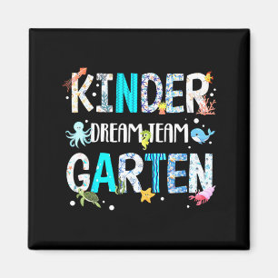 Kleuterschool droomteam tuin oceaan dier magneet