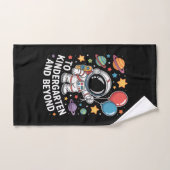 kleuterschool en verder astronaut ruimte handdoek (Handdoek)